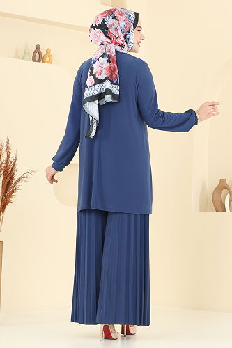 moda selvim Combined 5033AF553 Indigo - Thumbnail