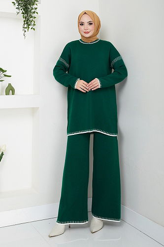 moda selvim طقم بترولي 5038KLN1035-M - Thumbnail