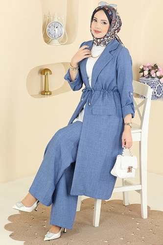 moda selvim Combined 5038MP806 Blue - Thumbnail