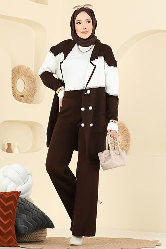 moda selvim Combined 503OZN1046 Brown - Thumbnail