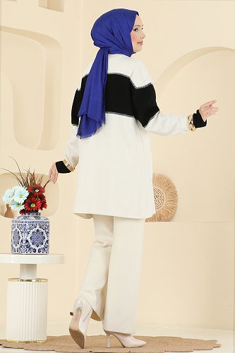 moda selvim Combined 503OZN1046 Ecru - Thumbnail