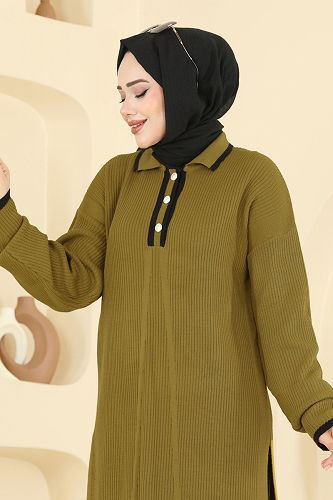 moda selvim طقم فسفوري 503TPK1167 - Thumbnail