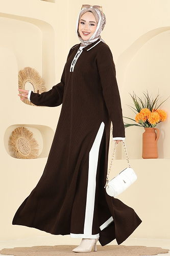 moda selvim Combined 503TPK1167 Brown - Thumbnail