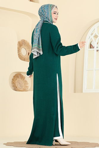 moda selvim طقم زيتي 503TPK1167 - Thumbnail