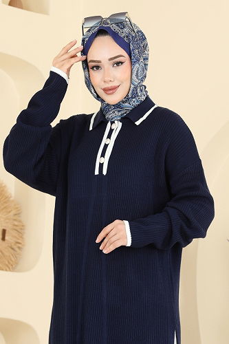 moda selvim Combined 503TPK1167 Navy Blue - Thumbnail