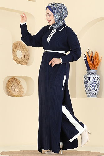 moda selvim Combined 503TPK1167 Navy Blue - Thumbnail