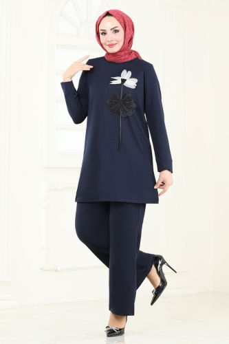 moda selvim Combined 5079UZ662 Navy Blue - Thumbnail