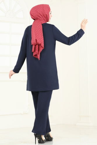 moda selvim Combined 5079UZ662 Navy Blue - Thumbnail