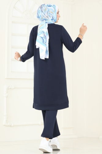 moda selvim Combined 5086UZ662 Navy Blue - Thumbnail