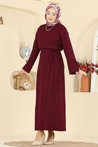 moda selvim Combined 5090DNZ1187 Burgundy - Thumbnail