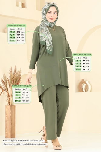 moda selvim Combined 5095UZ662 Khaki - Thumbnail