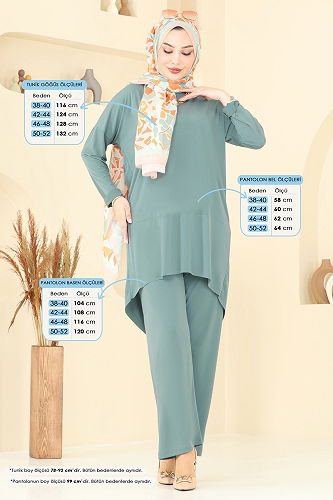 moda selvim Combined 5095UZ662 Mint - Thumbnail