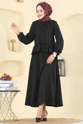 moda selvim Combined 5096ERK1158 Black - Thumbnail