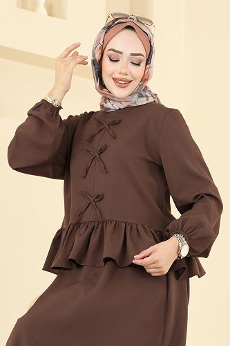 moda selvim Combined 5096ERK1158 Brown - Thumbnail