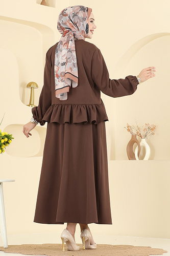 moda selvim Combined 5096ERK1158 Brown - Thumbnail