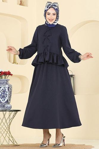 moda selvim Combined 5096ERK1158 Navy Blue - Thumbnail