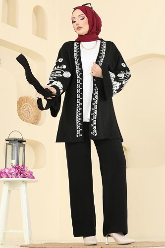 moda selvim Combined 512MT581 Black - Thumbnail