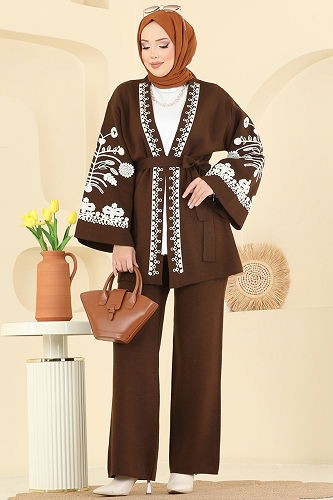 moda selvim Combined 512MT581 Brown - Thumbnail