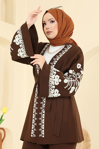 moda selvim Combined 512MT581 Brown - Thumbnail