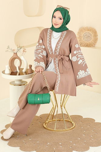 moda selvim طقم لاتيه 512MT581 - Thumbnail