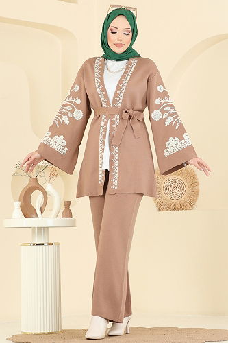 moda selvim طقم لاتيه 512MT581 - Thumbnail