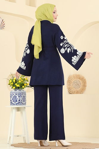 moda selvim Combined 512MT581 Navy Blue - Thumbnail