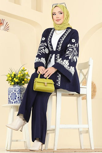 moda selvim Combined 512MT581 Navy Blue - Thumbnail