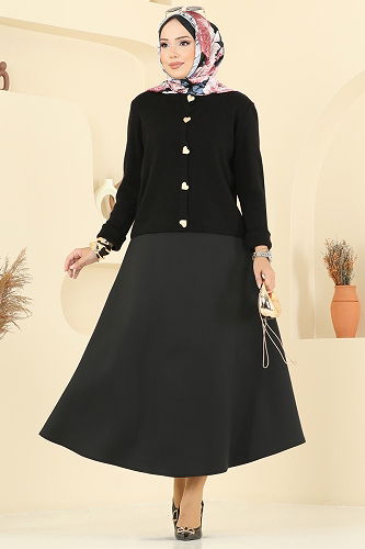 moda selvim Combined 5238MP806 Black - Thumbnail