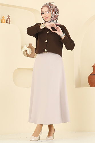 moda selvim Combined 5238MP806 Brown - Thumbnail