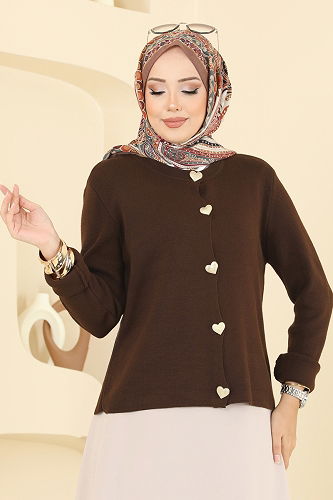 moda selvim طقم بني 5238MP806 - Thumbnail