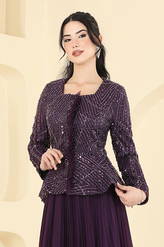 moda selvim Combined 5350DMNK1166 Damson - Thumbnail