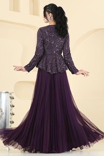 moda selvim Combined 5350DMNK1166 Damson - Thumbnail