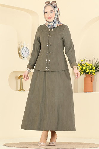 moda selvim Combined 5355AL357 Khaki - Thumbnail