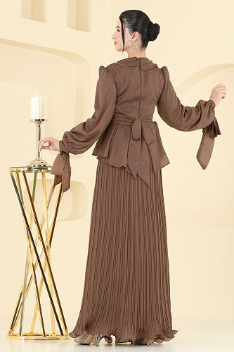 moda selvim طقم بني 5361DMNK1166 - Thumbnail