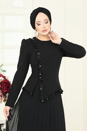 moda selvim Combined 5366DMNK1166 Black - Thumbnail