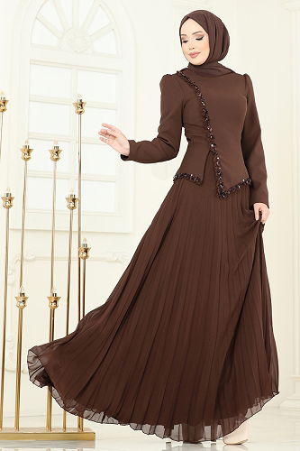 moda selvim Combined 5366DMNK1166 Brown - Thumbnail