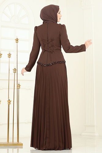 moda selvim Combined 5366DMNK1166 Brown - Thumbnail