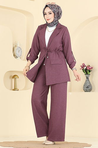 moda selvim Combined 5520MP806 Dark Lilac - Thumbnail