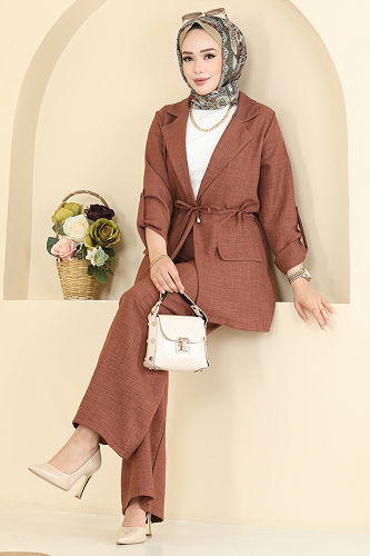 moda selvim Combined 5520MP806 Dark Tan - Thumbnail