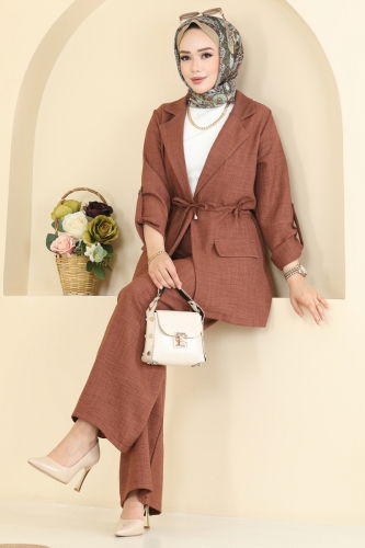 M.P. - طقم عسلي غامق 5520MP806