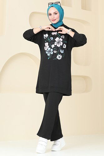 moda selvim Combined 5569ZNN863 Black - Thumbnail