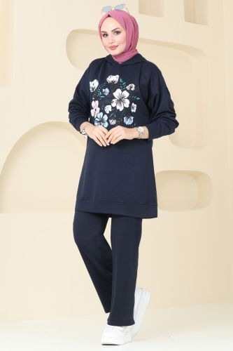 moda selvim Combined 5569ZNN863 Navy Blue - Thumbnail