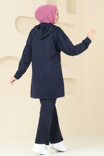 moda selvim Combined 5569ZNN863 Navy Blue - Thumbnail