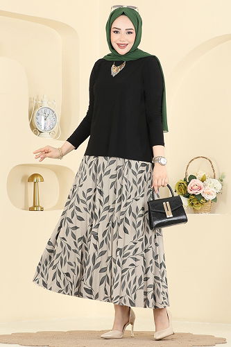 moda selvim Combined 5580ZNN863 Black - Thumbnail