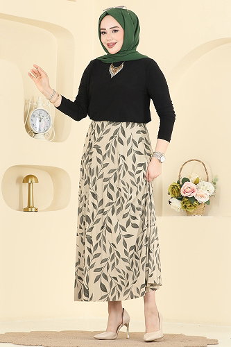 moda selvim Combined 5580ZNN863 Black - Thumbnail