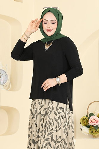 moda selvim Combined 5580ZNN863 Black - Thumbnail