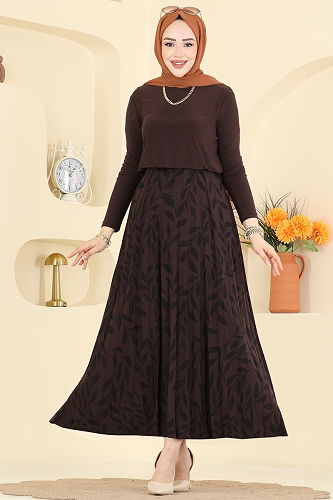 moda selvim Combined 5580ZNN863 Brown - Thumbnail