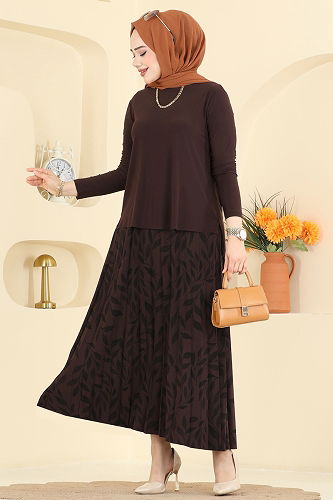 moda selvim Combined 5580ZNN863 Brown - Thumbnail