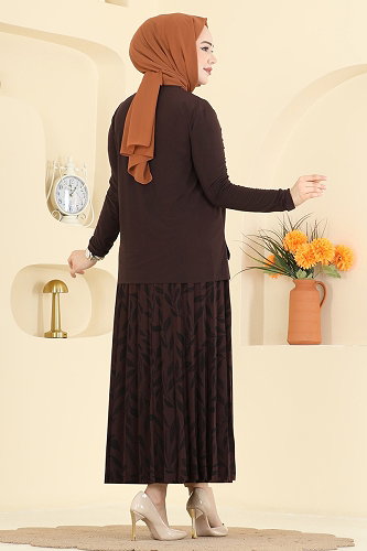 moda selvim Combined 5580ZNN863 Brown - Thumbnail