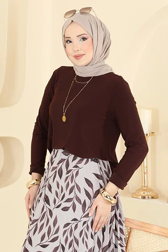 moda selvim Combined 5580ZNN863 Brown & Stone - Thumbnail